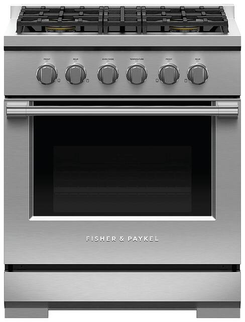 Fisher Paykel Professional 30 inch 4 Burner Gas Range LP