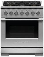 Fisher & Paykel - Professional 30 inch 5 Burner Gas Range - Stainless steel - Front_Zoom