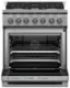 Alt View 11. Fisher & Paykel - Professional 30 inch 5 Burner Gas Range - Stainless Steel.