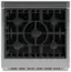 Alt View 12. Fisher & Paykel - Professional 30 inch 5 Burner Gas Range - Stainless Steel.