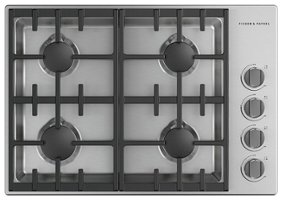 Fisher & Paykel - 30 In Professional Drop-In LP Gas Cooktop - Stainless steel - Front_Zoom