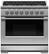 Front. Fisher & Paykel - Professional 36 inch 6 Burner Gas Range - Stainless Steel.