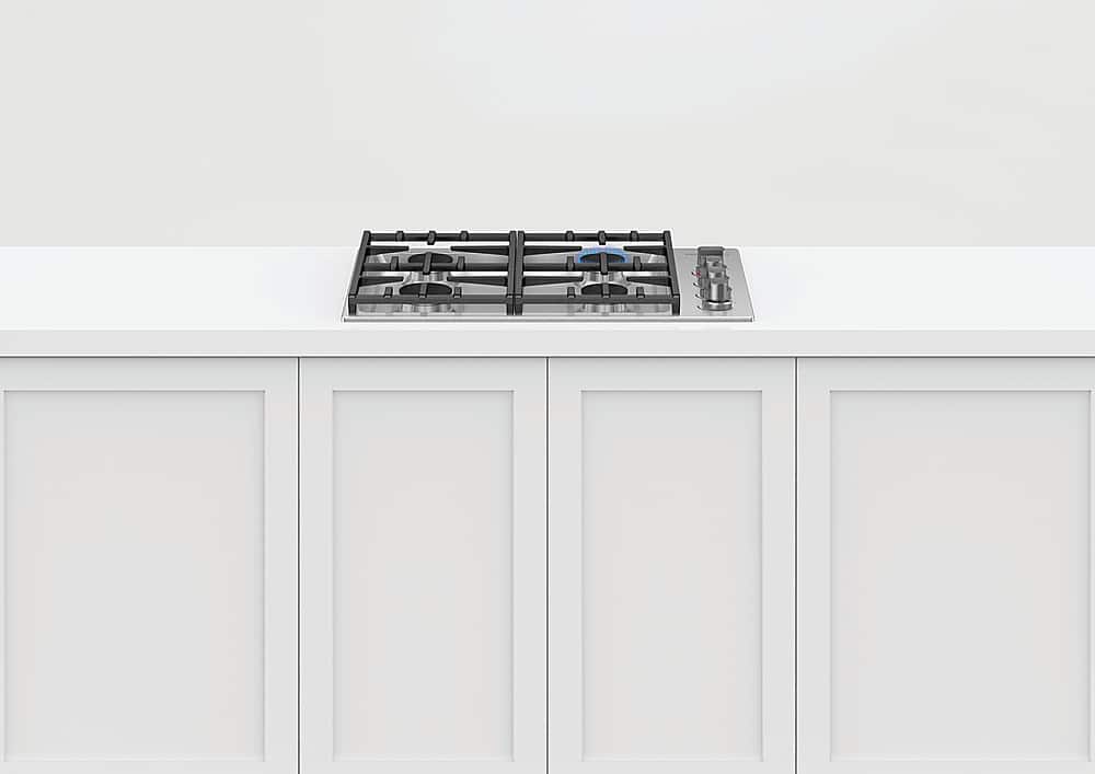 Alt View 11. Fisher & Paykel - 30 In Professional Drop-In LP Gas Cooktop With Halo - Stainless steel.