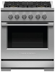 Fisher & Paykel - Professional 30 inch 4 Burner Gas Range - Stainless steel - Front_Zoom