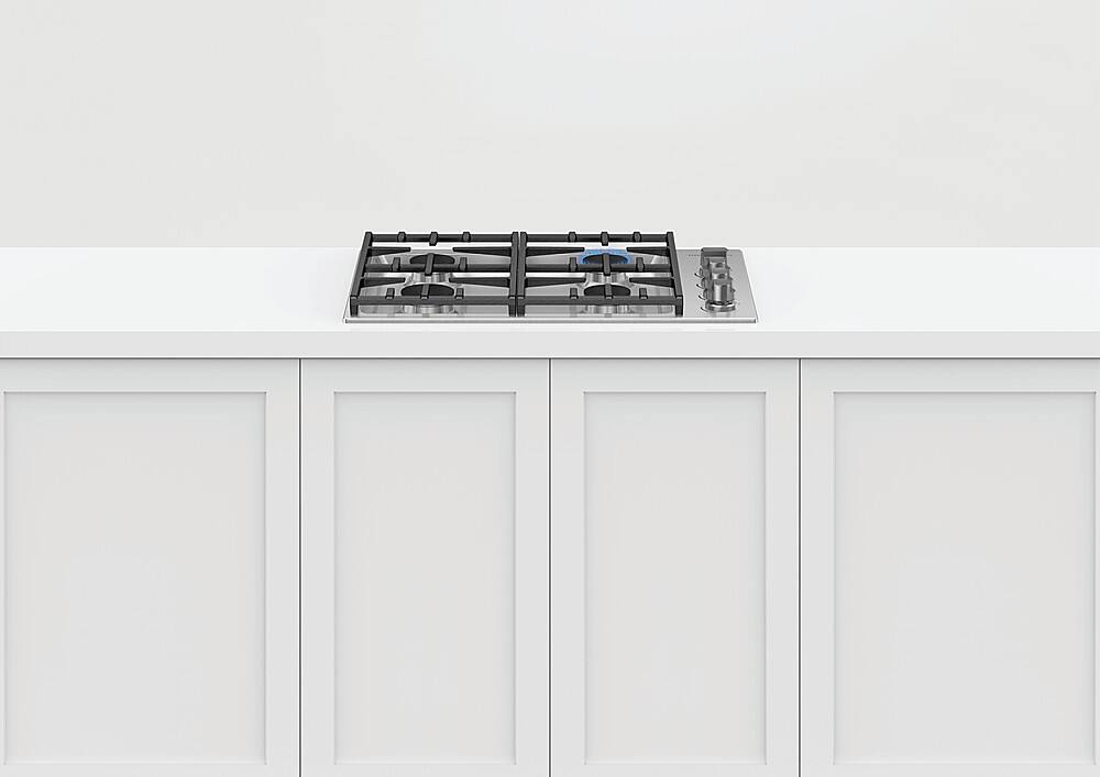 Alt View 11. Fisher & Paykel - 30 In Professional Drop-In Gas Cooktop - Stainless Steel.