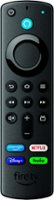 Amazon - Alexa Voice Remote (3rd Gen) with TV controls | Requires compatible Fire TV device | 2021 release - Black - Front_Zoom