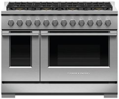 Fisher & Paykel - Professional 48 inch 8 Burner Gas Range - Stainless Steel - Front_Zoom
