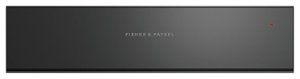 Fisher & Paykel - Minimal 24-in Warming Drawer with Push to Open Door - Black - Front_Zoom