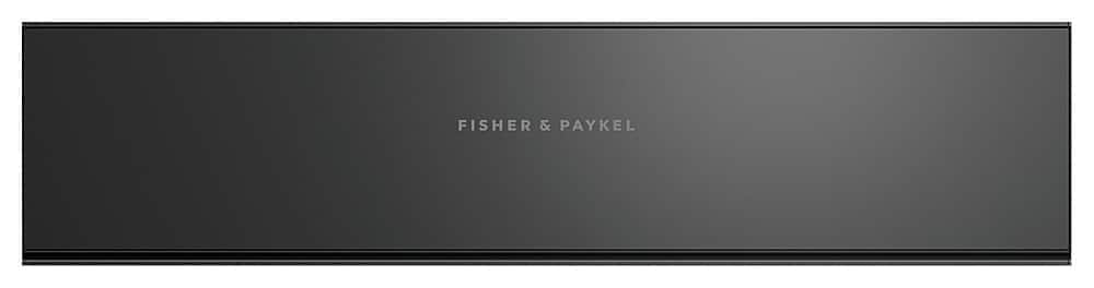 Front. Fisher & Paykel - Minimal 24-in Vacuum Drawer - Black.