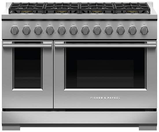 Fisher Paykel Professional 48 inch 8 Burner Gas Range LP