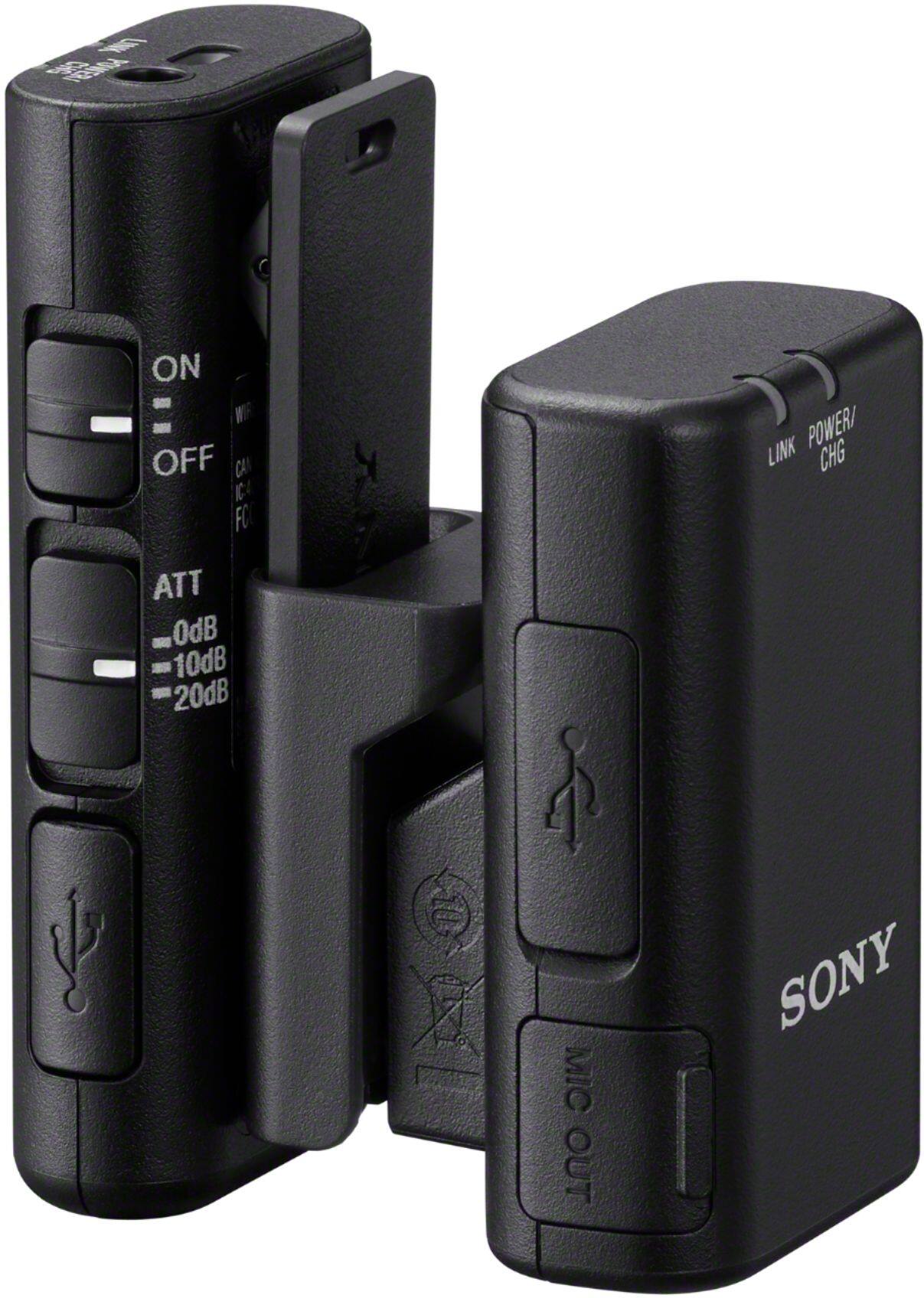 Alt View 12. Sony - ECMW2BT Omnidirectional Wireless Microphone with Bluetooth - Black.