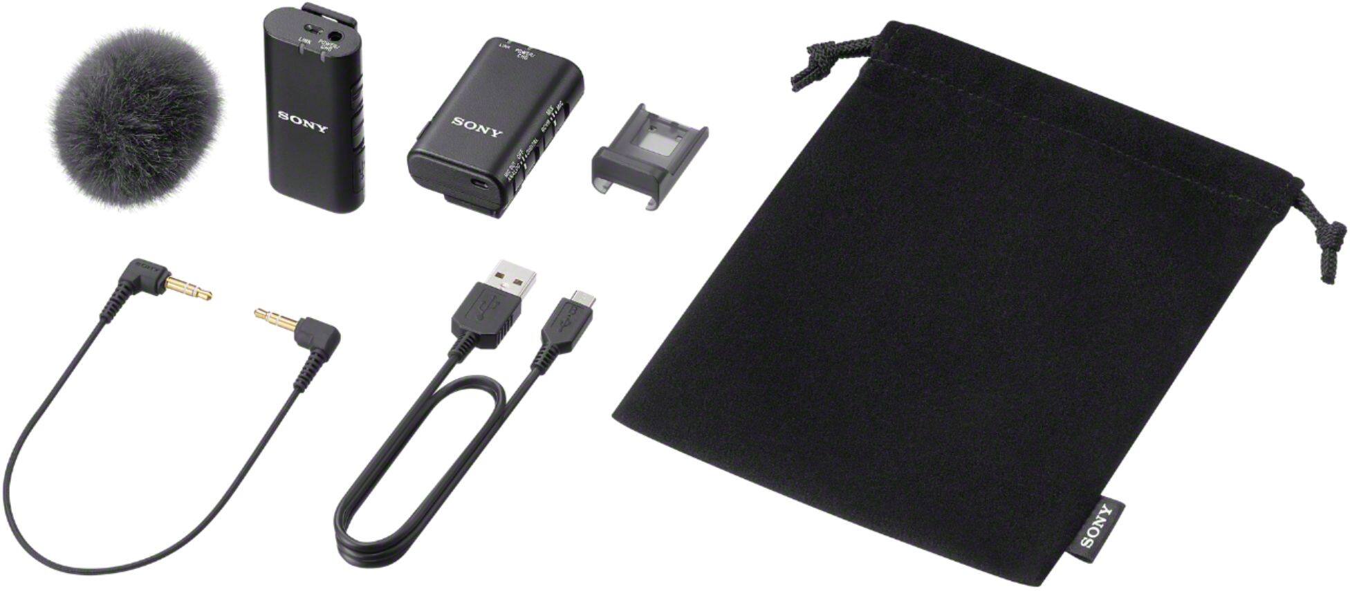 Alt View 20. Sony - ECMW2BT Omnidirectional Wireless Microphone with Bluetooth - Black.