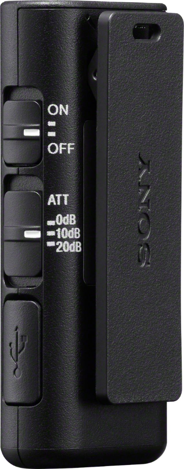 Left View: Sony - ECMW2BT Omnidirectional Wireless Microphone with Bluetooth