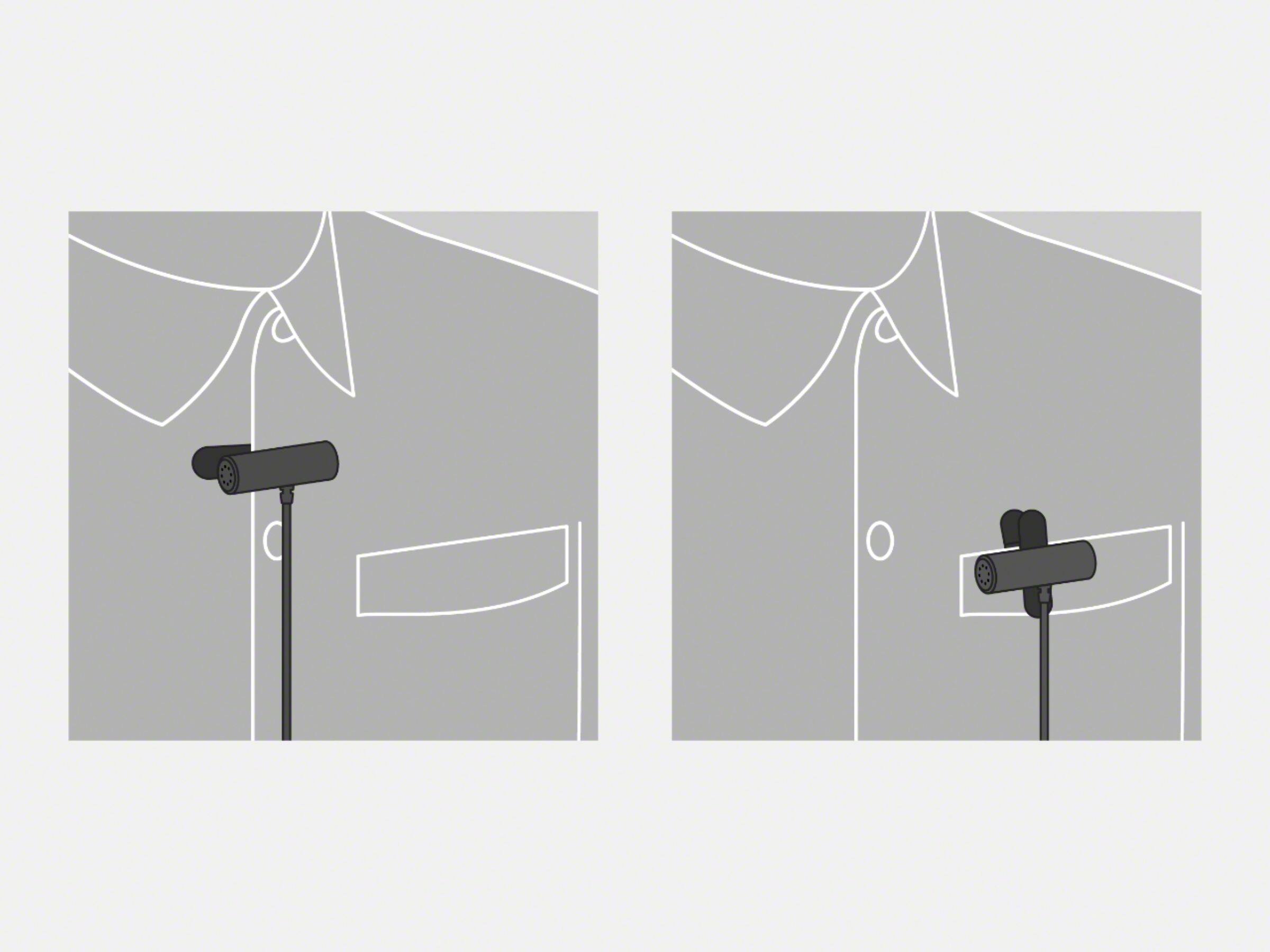 Alt View 12. Sony - ECMLV1 Omnidirectional Lavalier Microphone with Compact Stereo - Black.