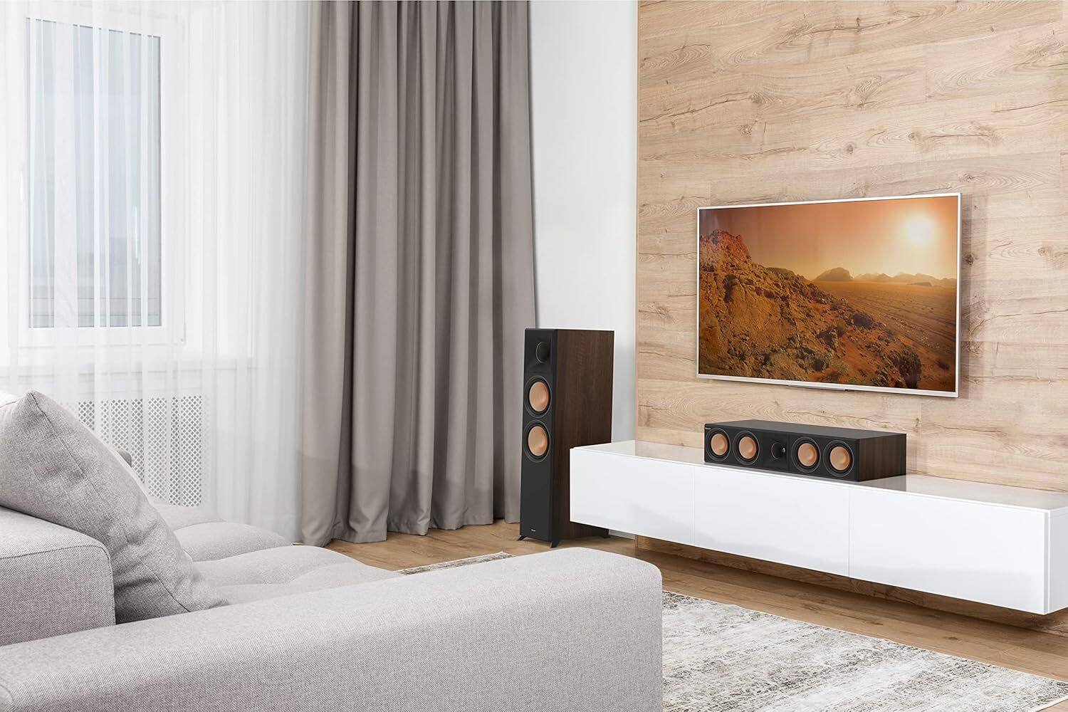 Alt View 4. Klipsch - Klipsch Reference Premiere RP-8000F II 2.0 Dual Floorstanding Speaker Pair in Walnut - Walnut.