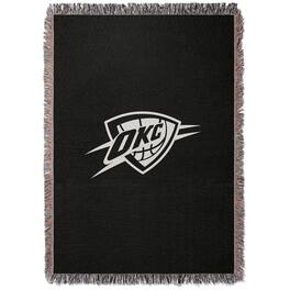 Chad & Jake - Oklahoma City Thunder Woven Blanket - Black