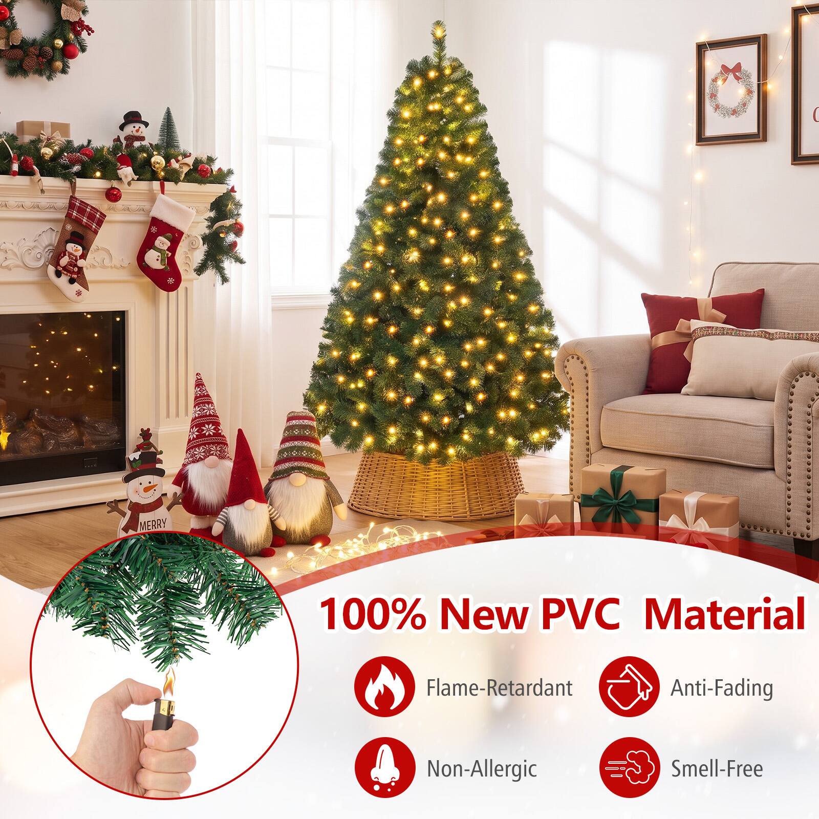 MERRY

100% New PVC Material
Flame-Retardant
Anti-Fading
Non-Allergic
Smell-Free