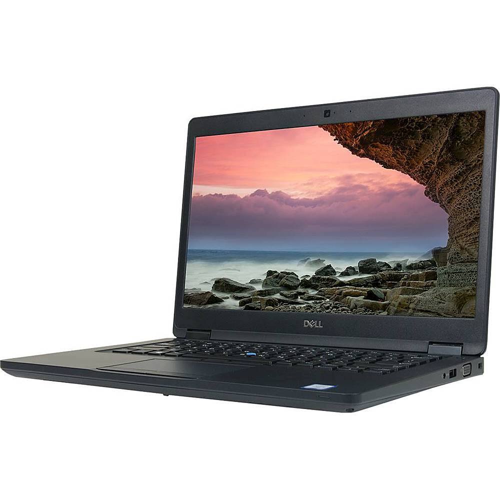 Left View: Dell - Latitude 7000 13.3" Laptop - Intel Core i7 - Memory - 512 GB SSD - Carbon Fiber