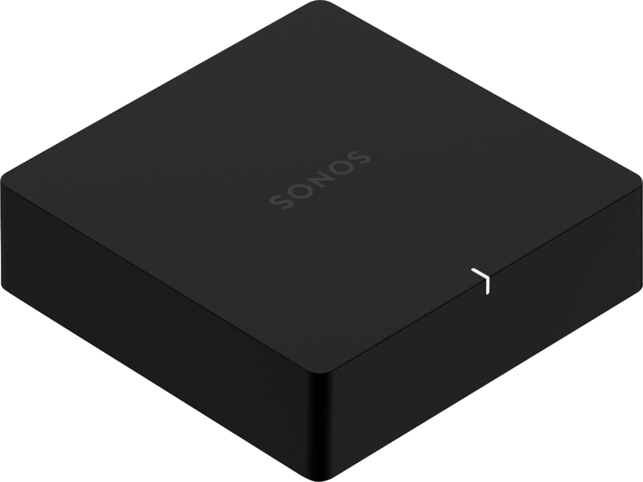 Sonos - Geek Squad Certified Refurbished Port Streaming Media Player - Matte Black - Front_Zoom