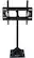 Front. Seura - Outdoor TV Floor Stand for most Outdoor TVs up to 86", pole mount extends from 39.75" to 61.75" - Black.