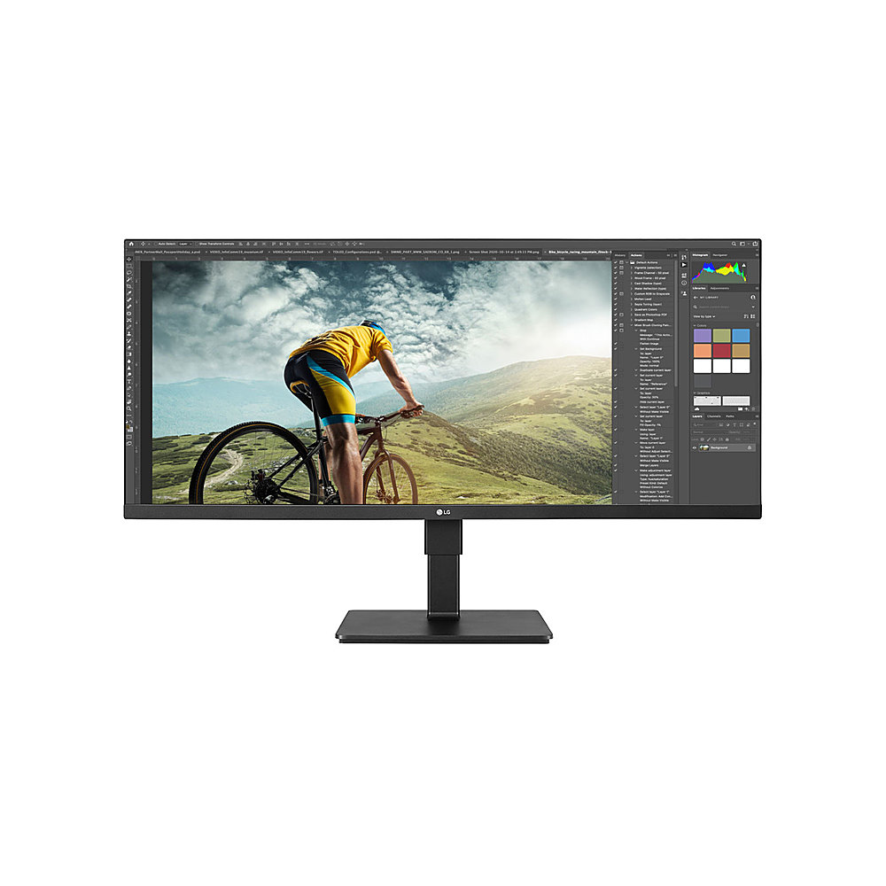 LG - 34” IPS FHD UltraWide Monitor - Black