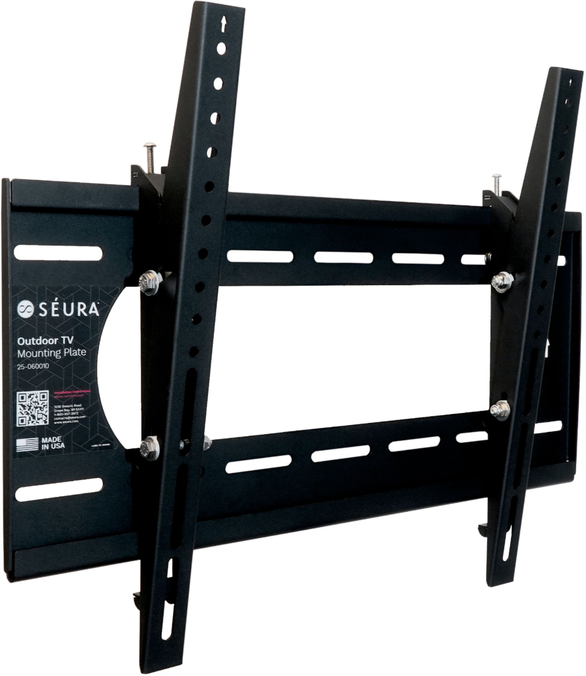 Angle View: Chief - Fusion Tilting TV Wall Mount for Most 26" to 47" Flat-Panel TVs - Black