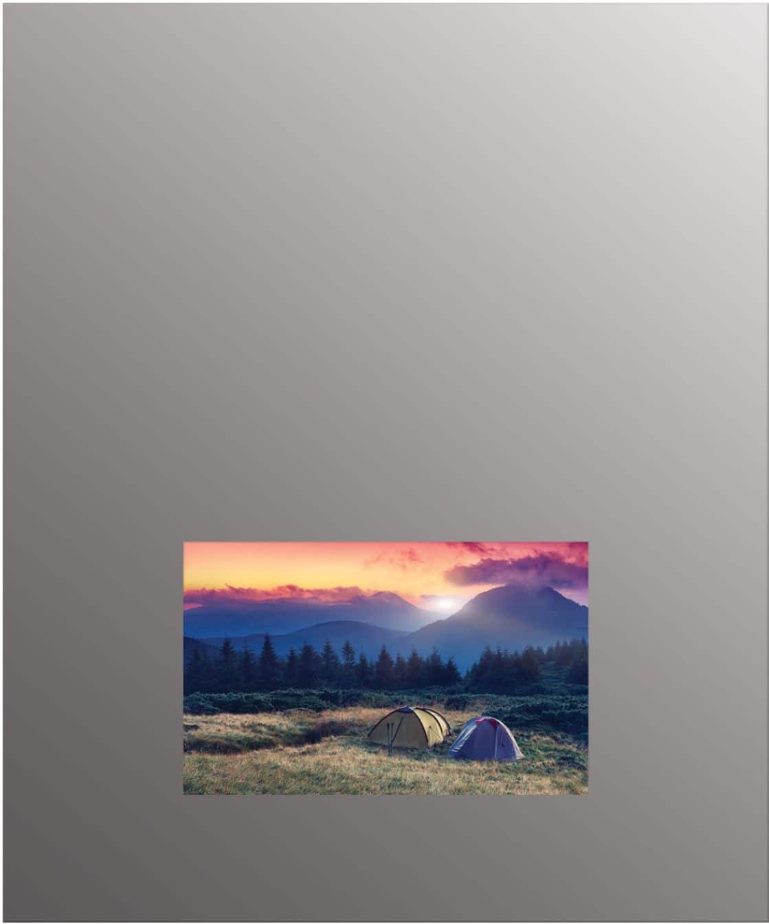 Front. Seura - Séura 19" Vanity TV Mirror, 33"x36" Mirror - Silver Mirror.