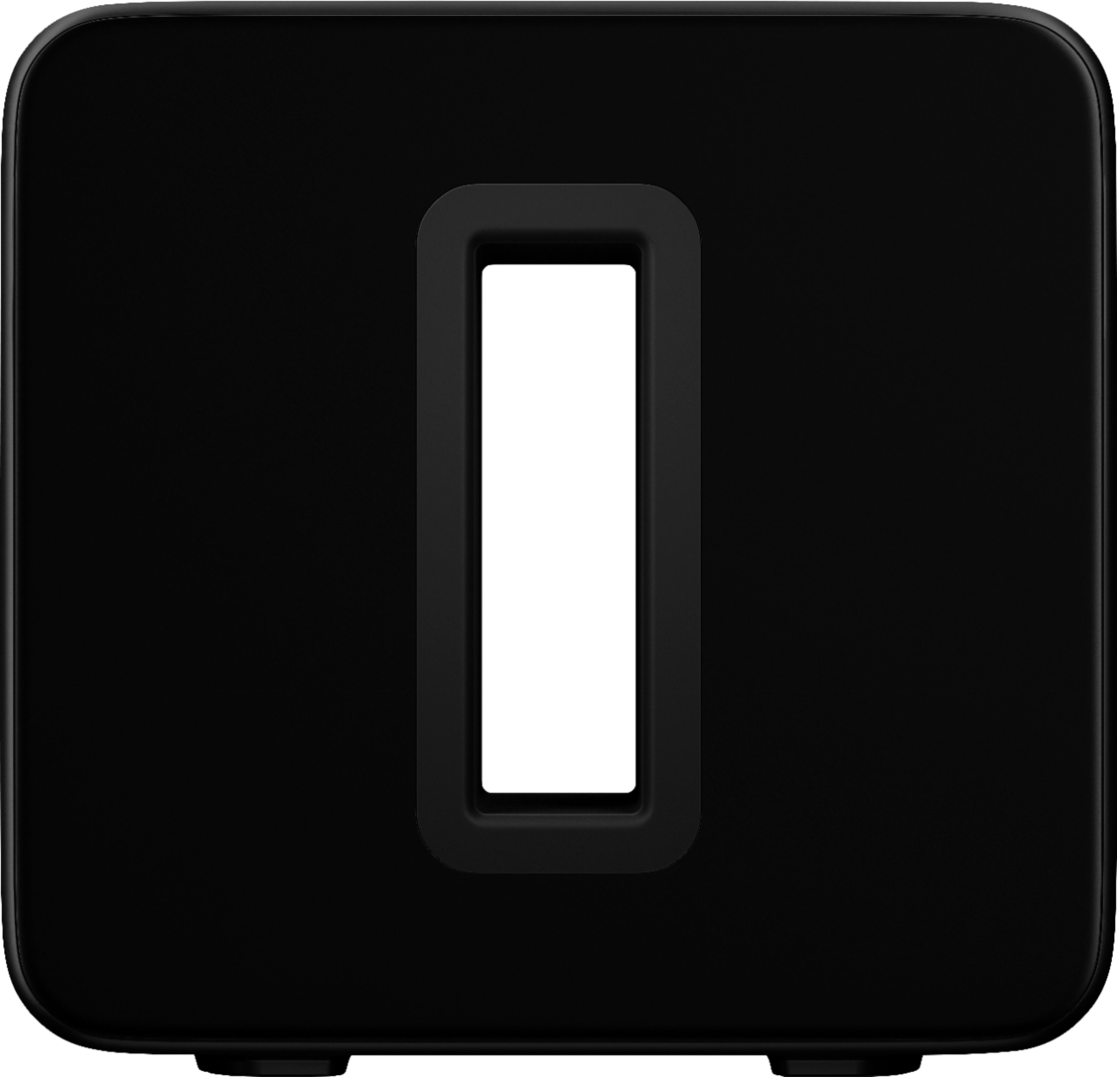 Back View: Sonos - Geek Squad Certified Refurbished Sub (Gen 3) Wireless Subwoofer - Black