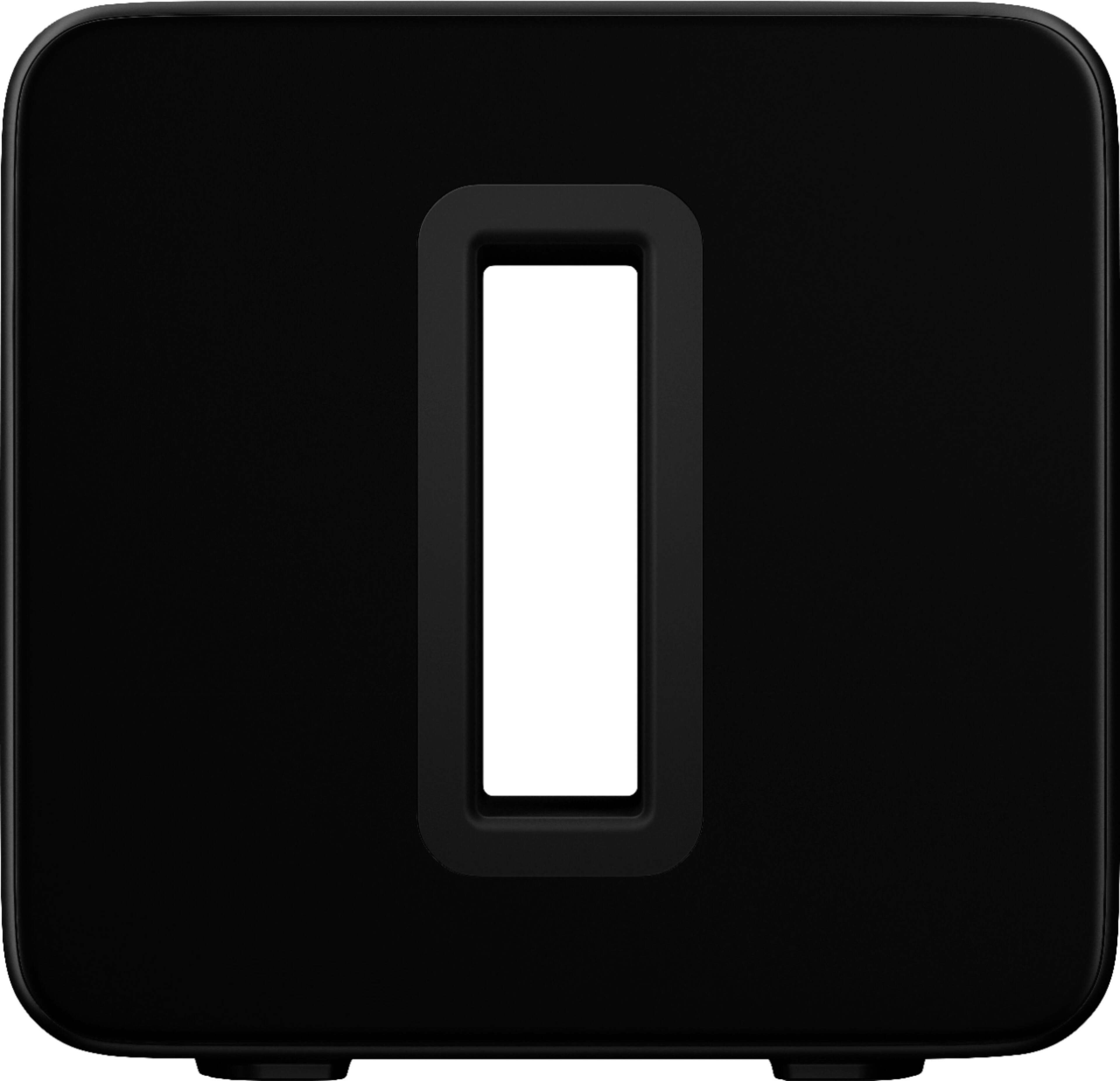 Back. Sonos - Geek Squad Certified Refurbished Sub (Gen 3) Wireless Subwoofer - Black.