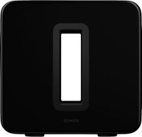 Sonos - Geek Squad Certified Refurbished Sub (Gen 3) Wireless Subwoofer - Black - Front_Zoom