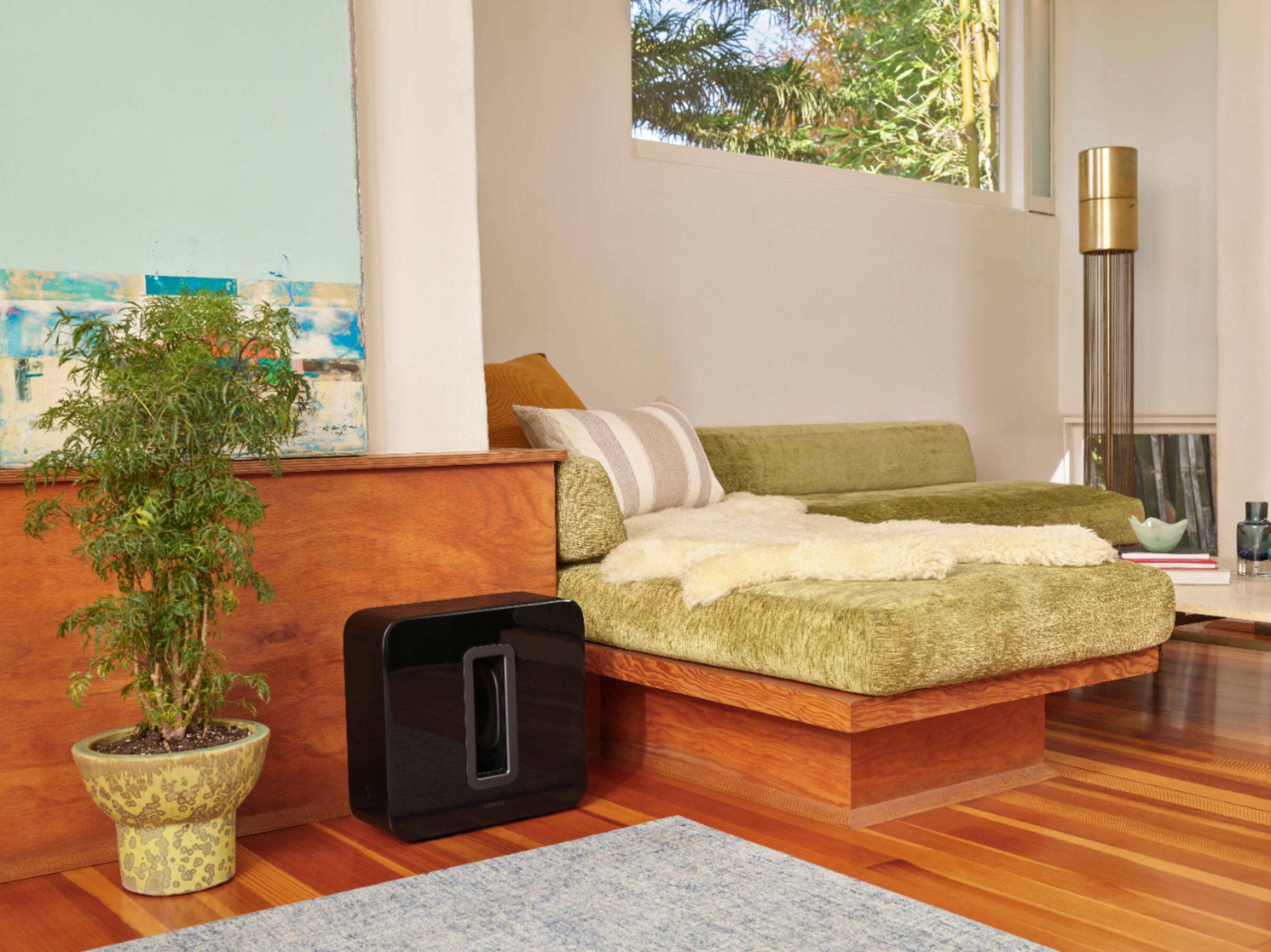 Alt View 16. Sonos - Geek Squad Certified Refurbished Sub (Gen 3) Wireless Subwoofer - Black.