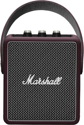Front. Marshall - Geek Squad Certified Refurbished Stockwell II Portable Bluetooth Speaker - Burgundy.