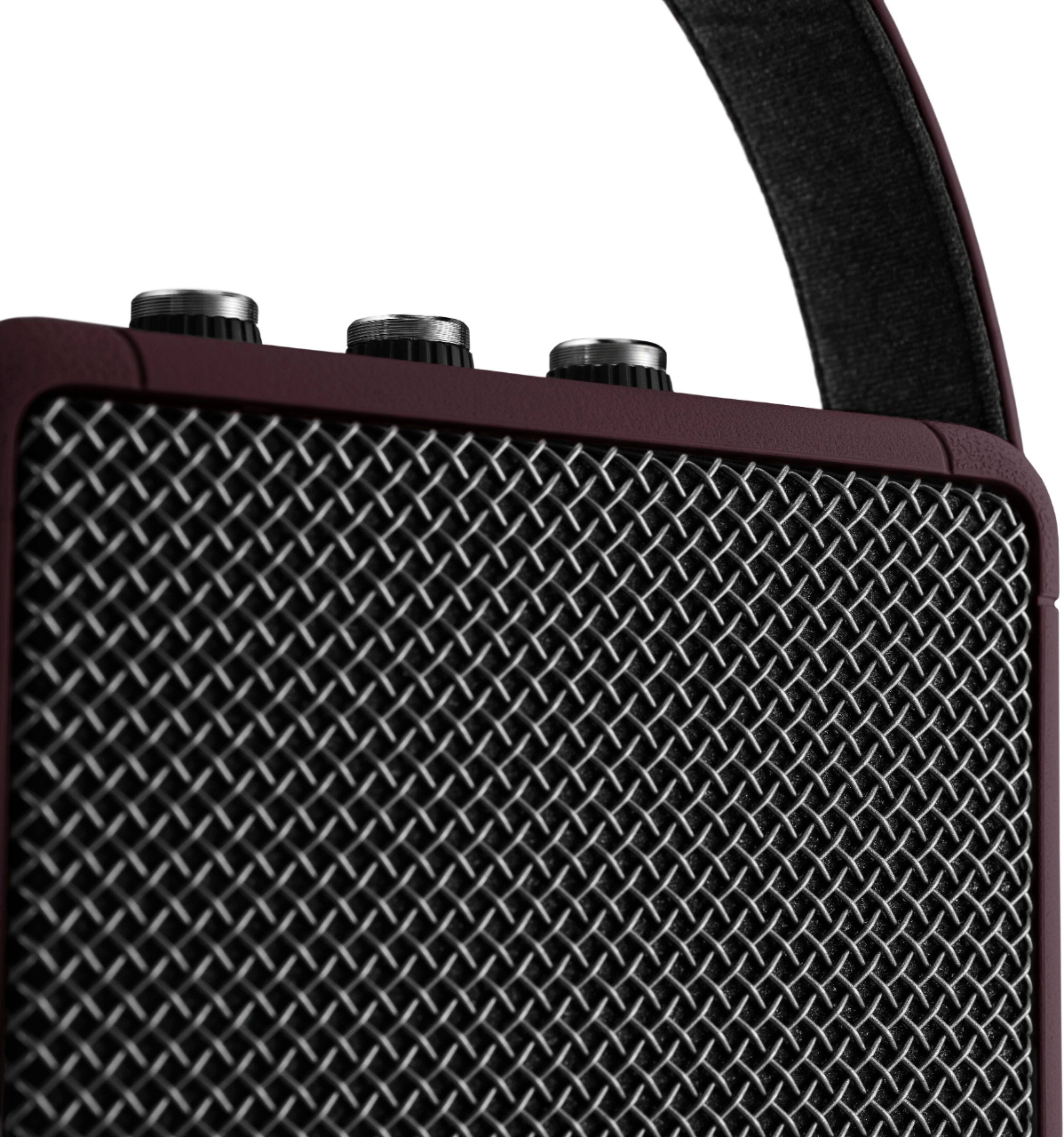Alt View 19. Marshall - Geek Squad Certified Refurbished Stockwell II Portable Bluetooth Speaker - Burgundy.