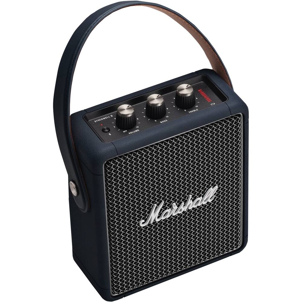 Left. Marshall - Geek Squad Certified Refurbished Stockwell II Portable Bluetooth Speaker.