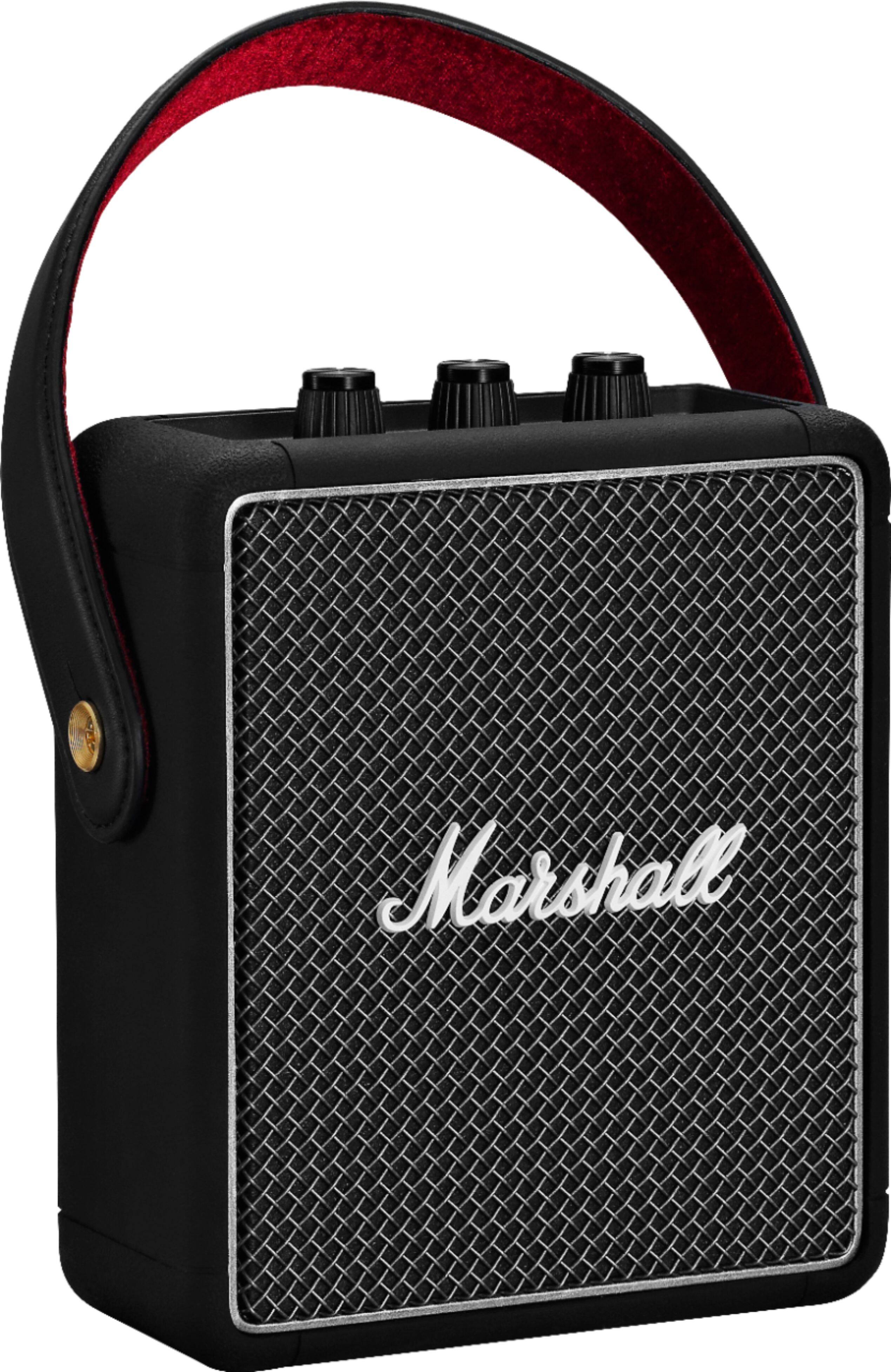 Angle. Marshall - Geek Squad Certified Refurbished Stockwell II Portable Bluetooth Speaker - Black.