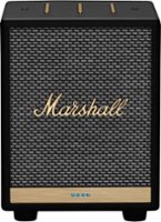 Marshall - Geek Squad Certified Refurbished Uxbridge Smart Speaker with Amazon Alexa - Black - Front_Zoom