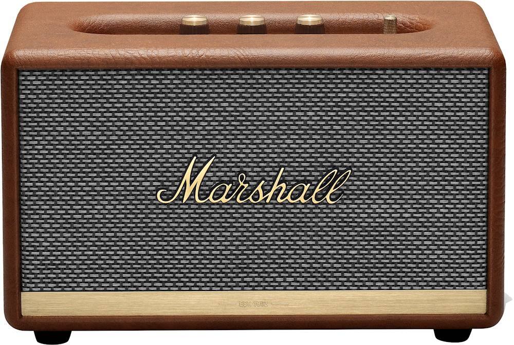 Front. Marshall - Geek Squad Certified Refurbished Acton II 60W Wireless Speaker - Brown.