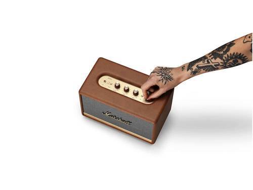 Alt View 15. Marshall - Geek Squad Certified Refurbished Acton II 60W Wireless Speaker - Brown.