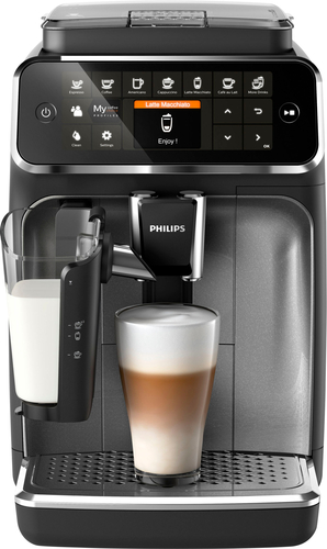 Philips - 4300 Espresso Machine with LatteGo - Silver