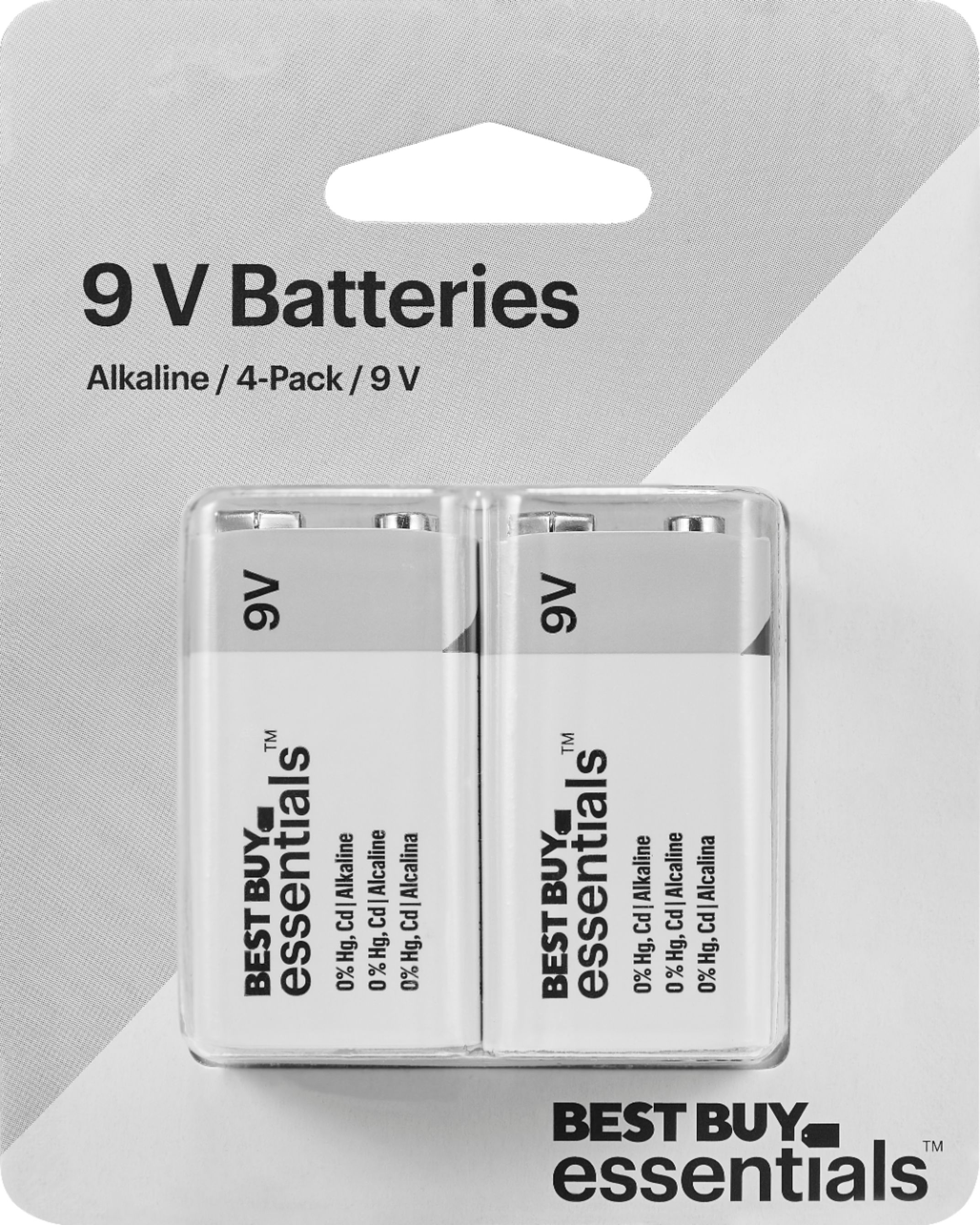 berømt bjerg Bule Best Buy essentials™ 9 V Batteries (4-Pack) BE-B9V4PK - Best Buy