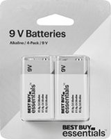 Best Buy essentials™ - 9 V Batteries (4-Pack) - Front_Zoom