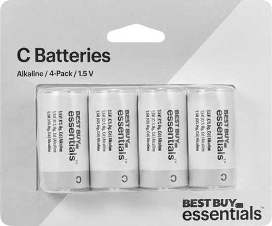 Rejsende købmand temperament stilhed Best Buy essentials™ C Batteries (4-Pack) BE-BC4PK - Best Buy