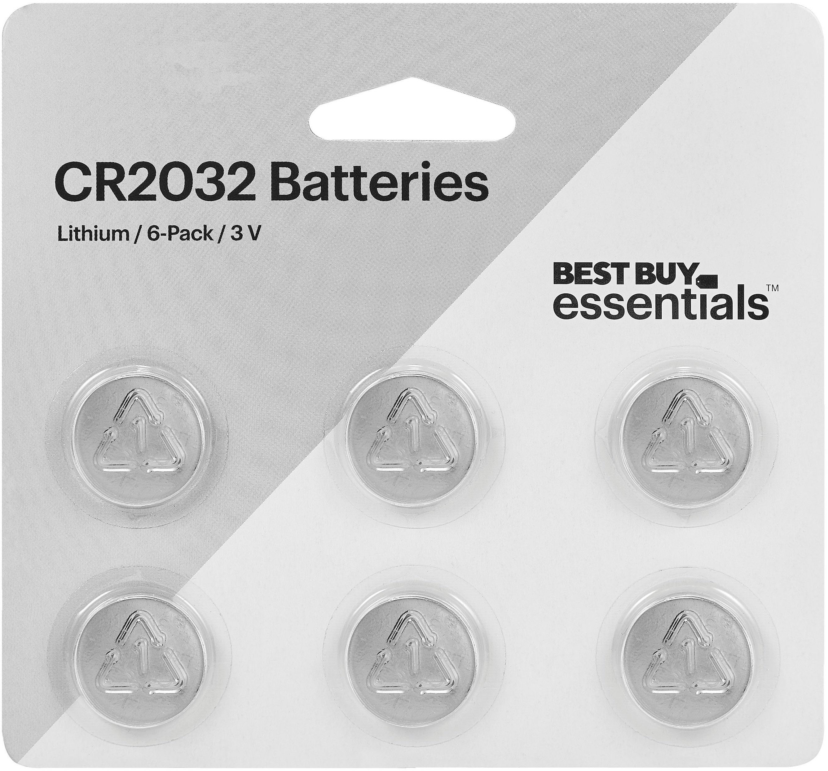 Gentage sig Transportere bule Best Buy essentials™ CR2032 Batteries (6-Pack) BE-B20326PK - Best Buy