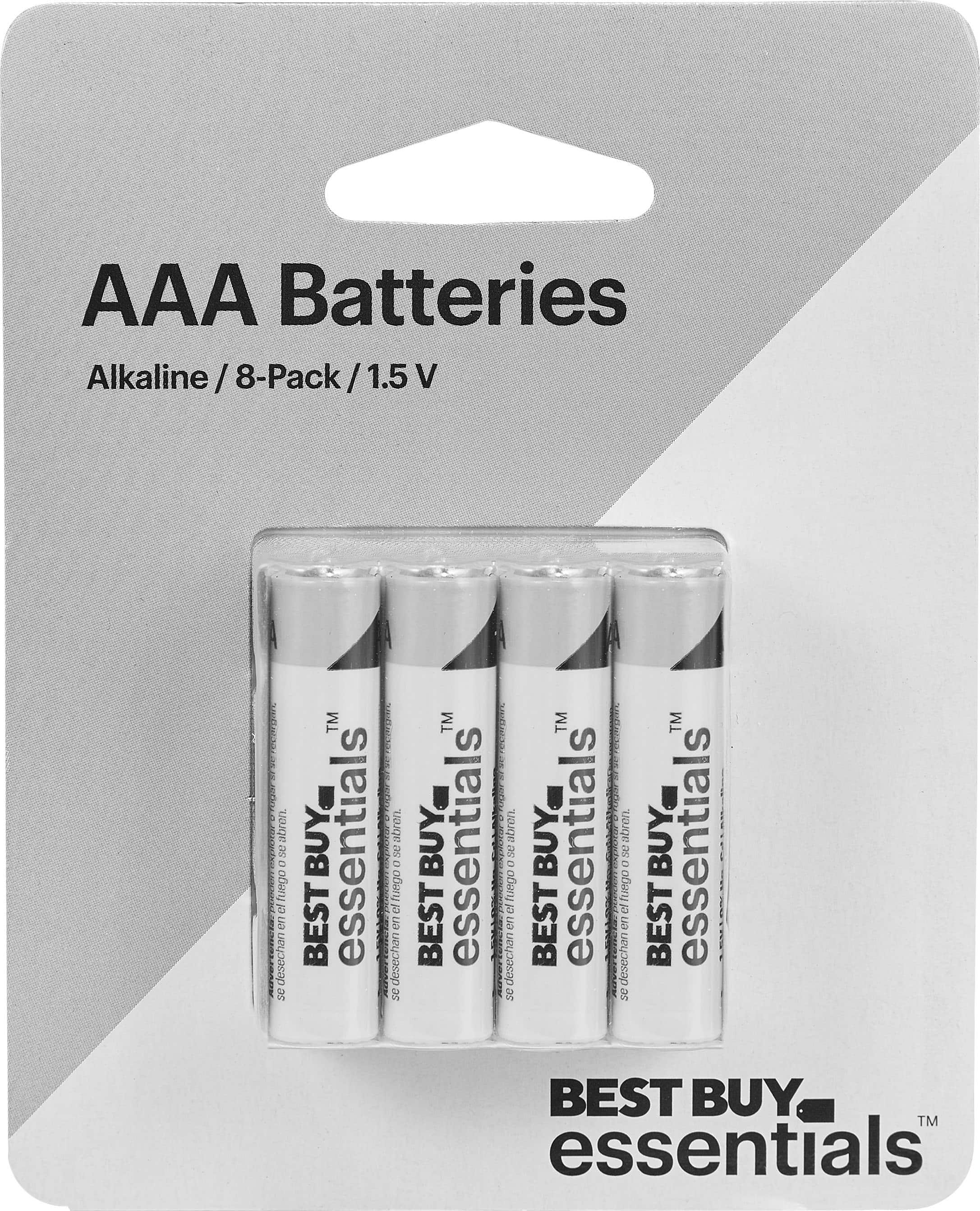 Alt View 11. Best Buy essentials™ - AAA Batteries (8-Pack) - Black.