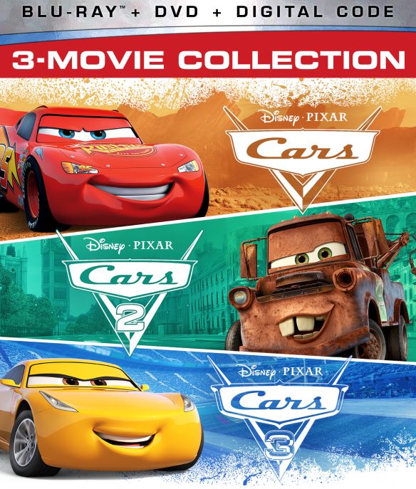 Cars 3 Movie Collection Includes Digital Copy Blu Raydvd Big Apple Buddy