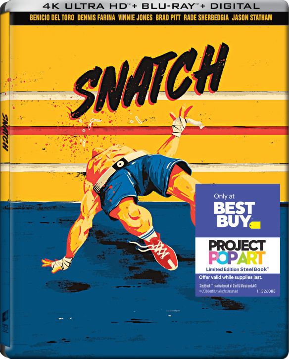 Snatch [SteelBook] [Includes Digital Copy] [4K Ultra HD Blu-ray/Blu-ray] [Only @ Best Buy] [2000]