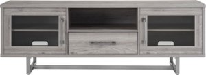 Insignia™ - TV Stand for Most TVs Up to 80" - Gray - Front_Zoom