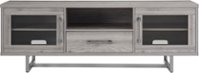 Insignia™ - TV Stand for Most TVs Up to 80" - Gray - Front_Zoom