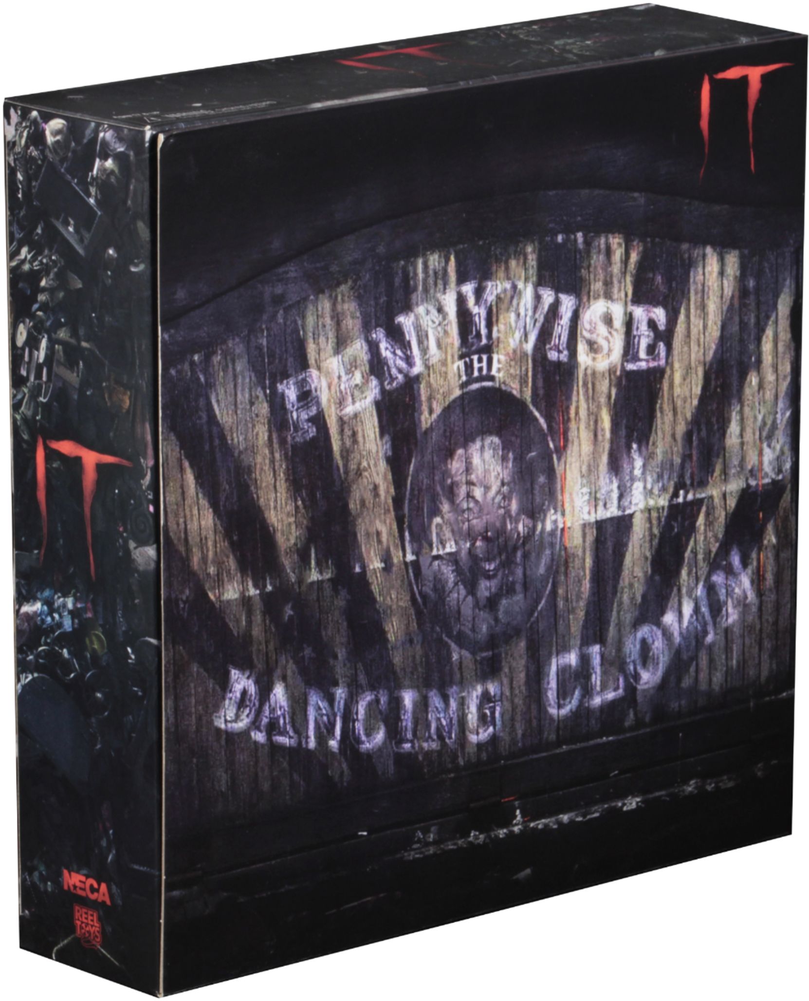 Angle View: NECA - IT - 7" Scale Action Figure - Ultimate Pennywise: The Dancing Clown (2017 Movie)