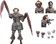 Front. NECA - IT - 7" Scale Action Figure - Ultimate Pennywise: The Dancing Clown (2017 Movie).